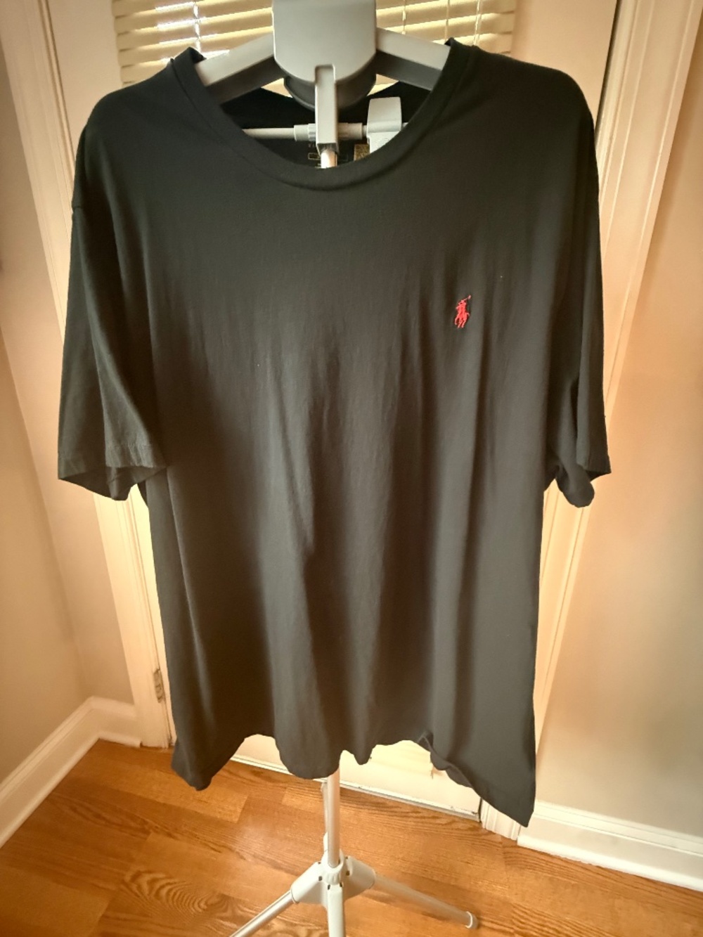 Polo Ralph Lauren Men’s 3XB Big & Tall Black T-Shirt Red Pony Logo